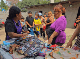La Red de Costureras Solidarias de Pilar entregó útiles escolares en varios comedores y merenderos de la zona