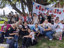 La Red de Costureras Solidarias de Pilar recibió la Primavera con Feria, Taller de Flores y Suelta de Telas