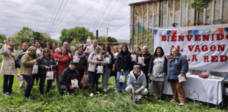 La Red de Costureras Solidarias de Pilar celebró una nueva jornada comunitaria en su Vagón