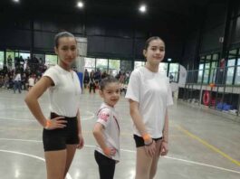 El patín artístico del Atlético Pilar tuvo su debut en competencia en un torneo amistoso en Escobar